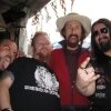 Alex and friends with the great Arthur Brown, UK